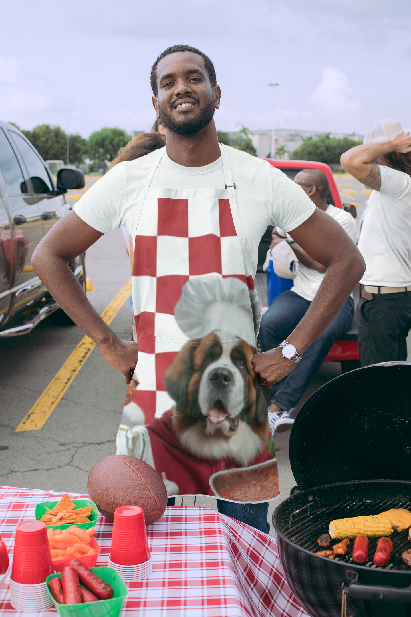 St Bernard italian chef Apron