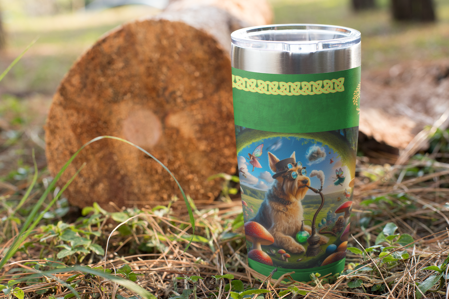 St Patrick's day fairy circle Tumbler 20oz