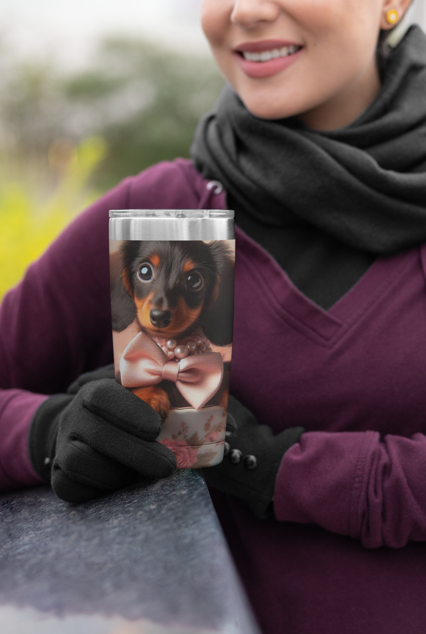 Teacup Dacshund Tumbler 20oz
