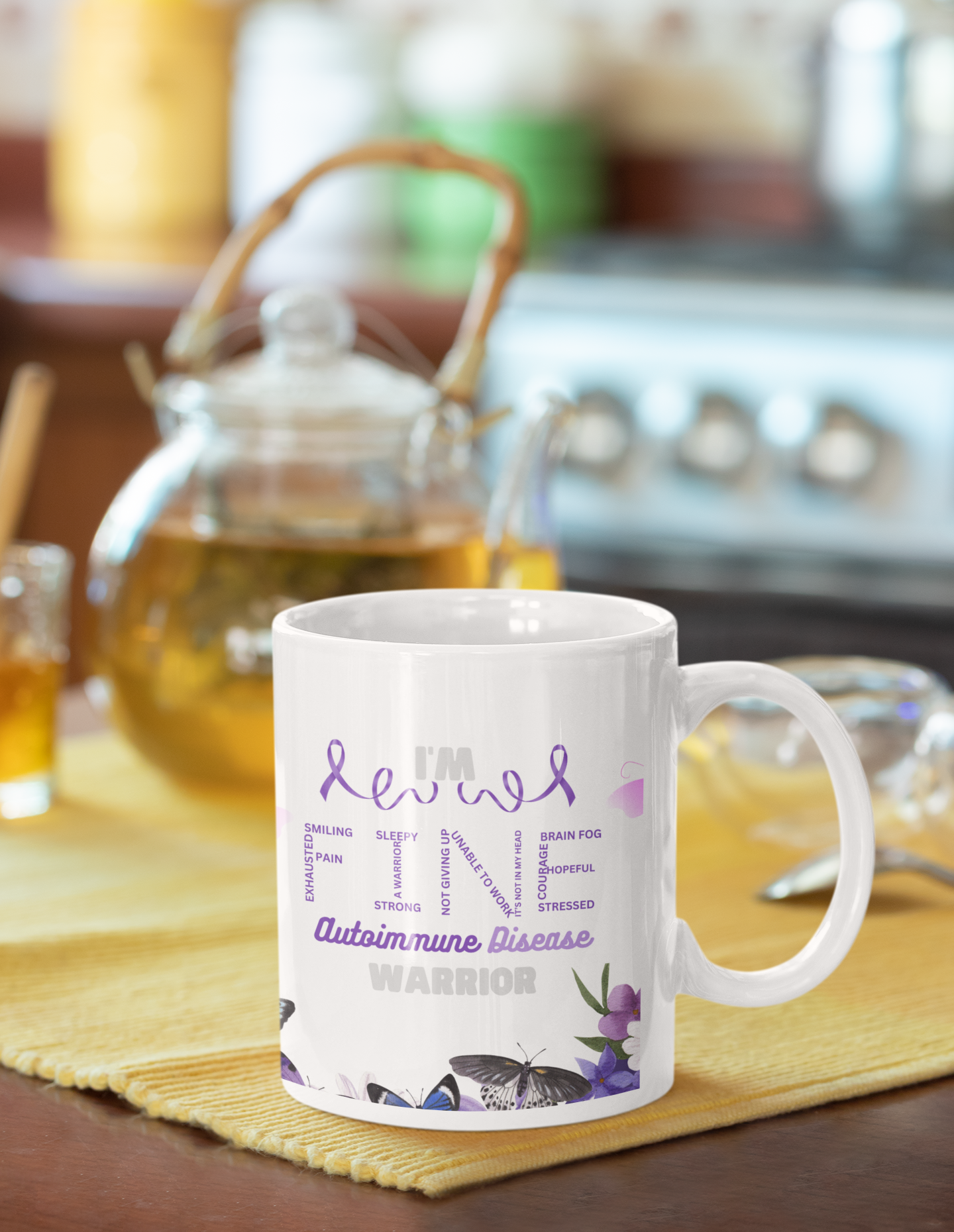 Im Fine Autoimune awarenes Ceramic Mug 11oz