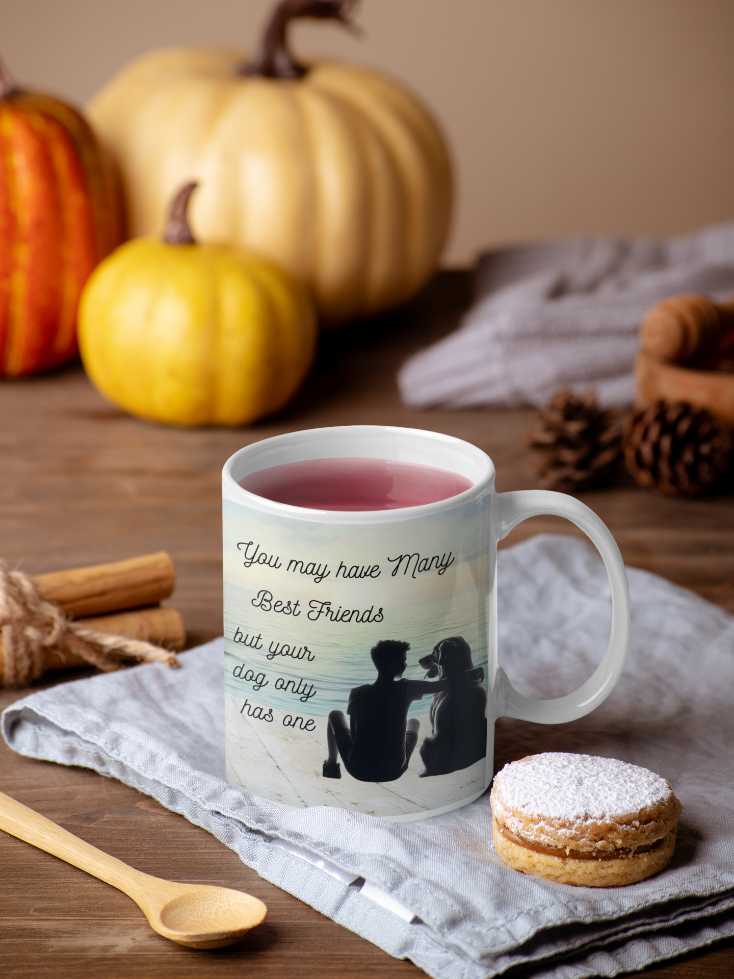 My dog only has one best friend Ceramic Mug 11oz
