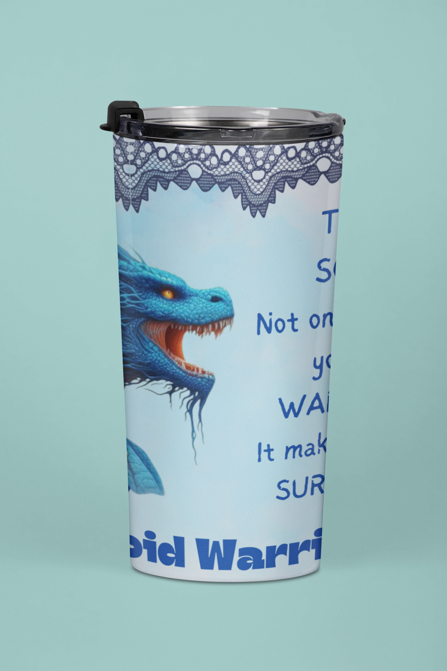 thyroid Warrior Scar Tumbler 20oz