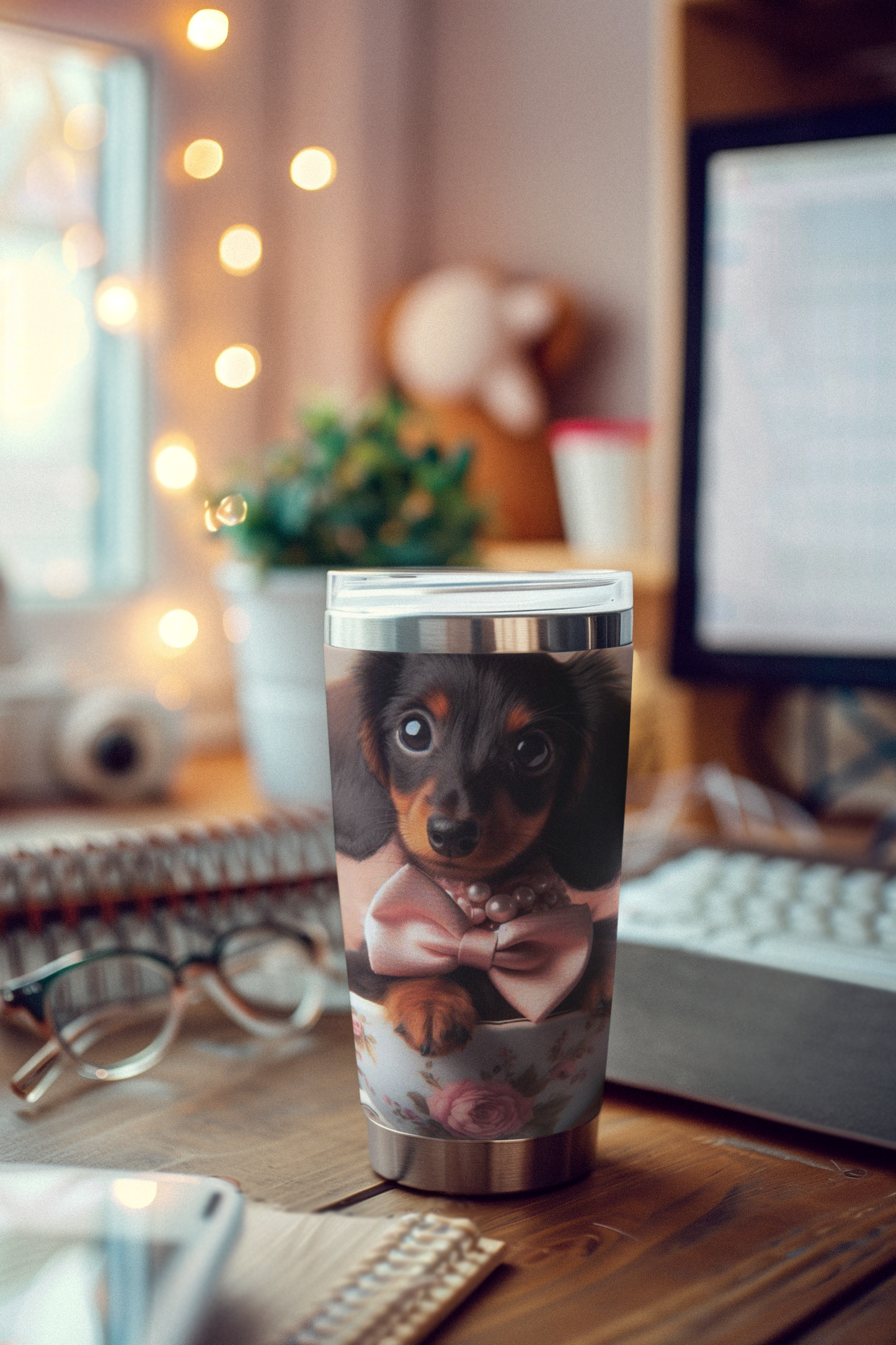 Teacup Dacshund Tumbler 20oz