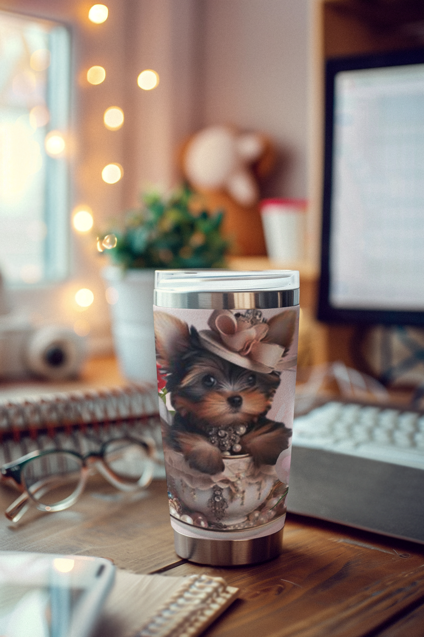 Teacup Yorkie Tumbler 20oz
