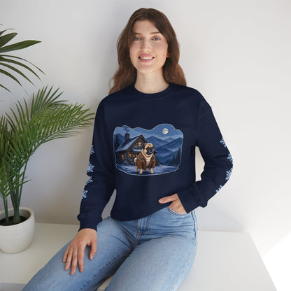 Pug Smoky Mountain Christmas Sweatshirt