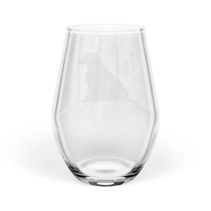 Irish Setter Sketch and Serve Engraved Stemless Wineglass