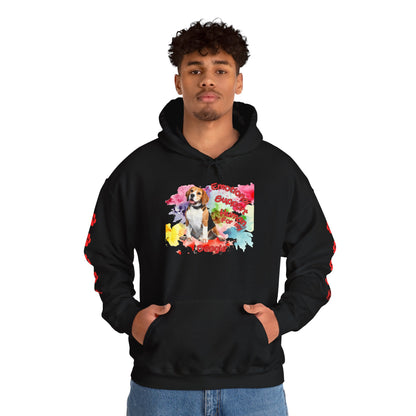Cozy Emotional Support Human Hoodie for Beagle, Dog lovers comfort wear