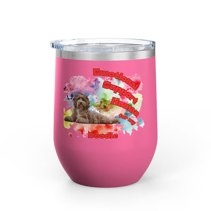Emotional Support Human for my Doodle dog Wine Chiller