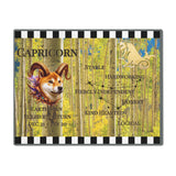 Capricorn as Shiba Inu Placemat, set Capricorn Zodiac Dec 22 - Jan 21