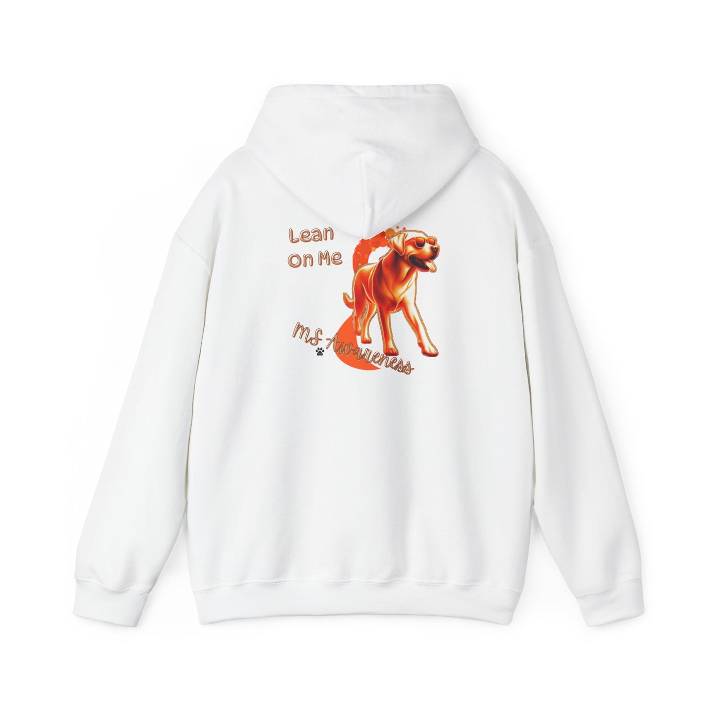 Labrador Retriever "Lean on Me" MS Awareness Hoodie