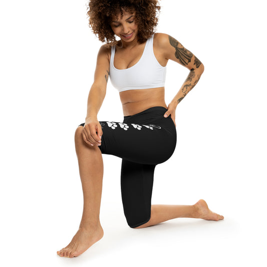Paws and Hearts French Bulldog Capri Leggings