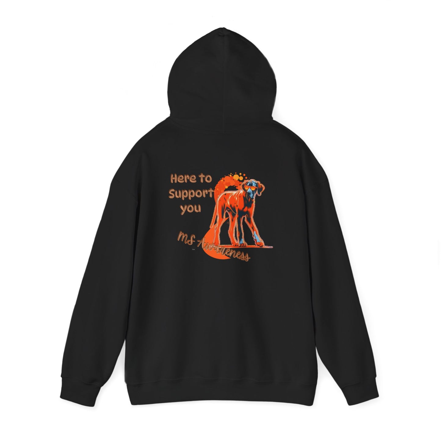 Great Dane "Here to Support You" MS Awareness Hoodie
