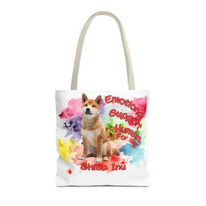Emotional Support Human for my Shiba Inu Totebag