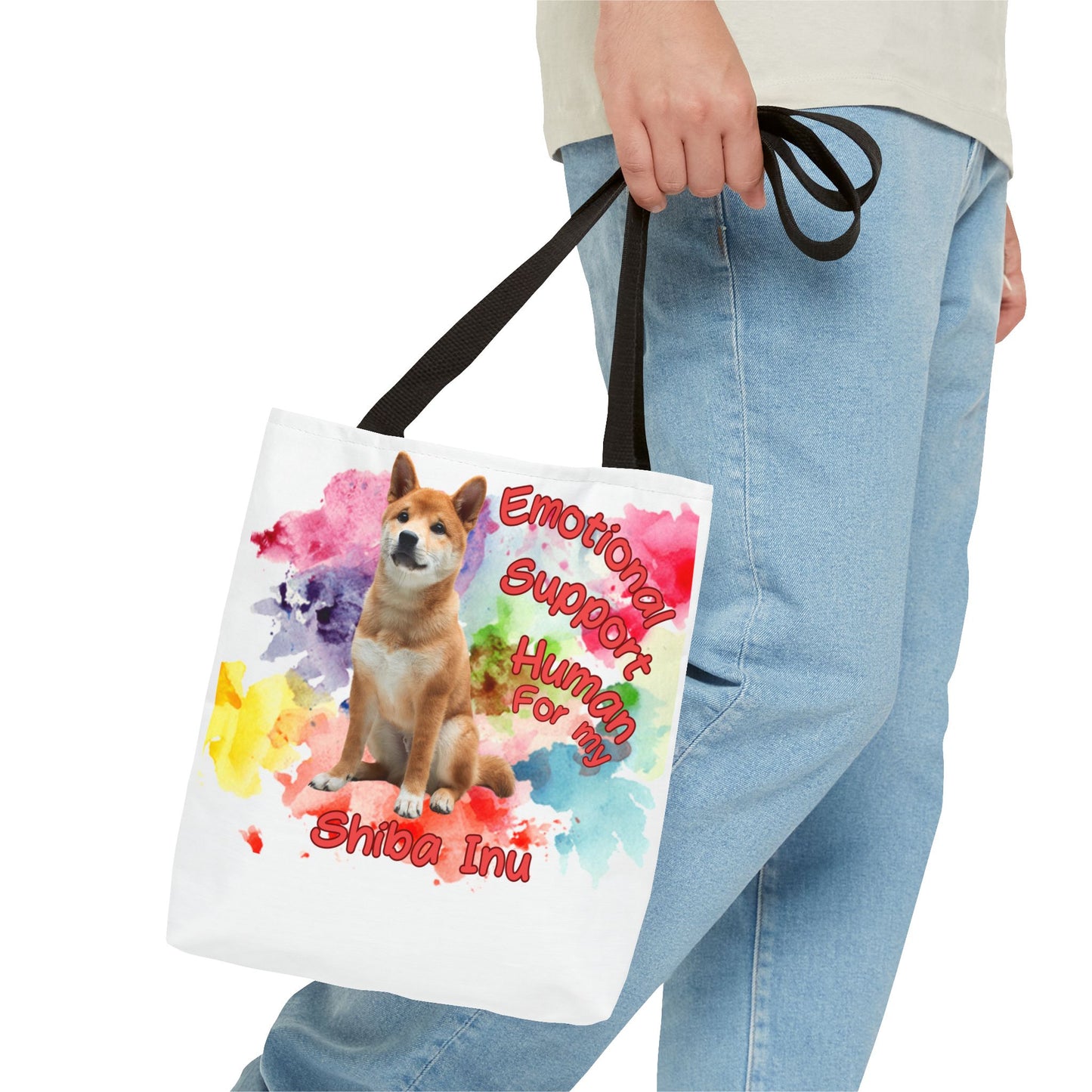 Emotional Support Human for my Shiba Inu Totebag