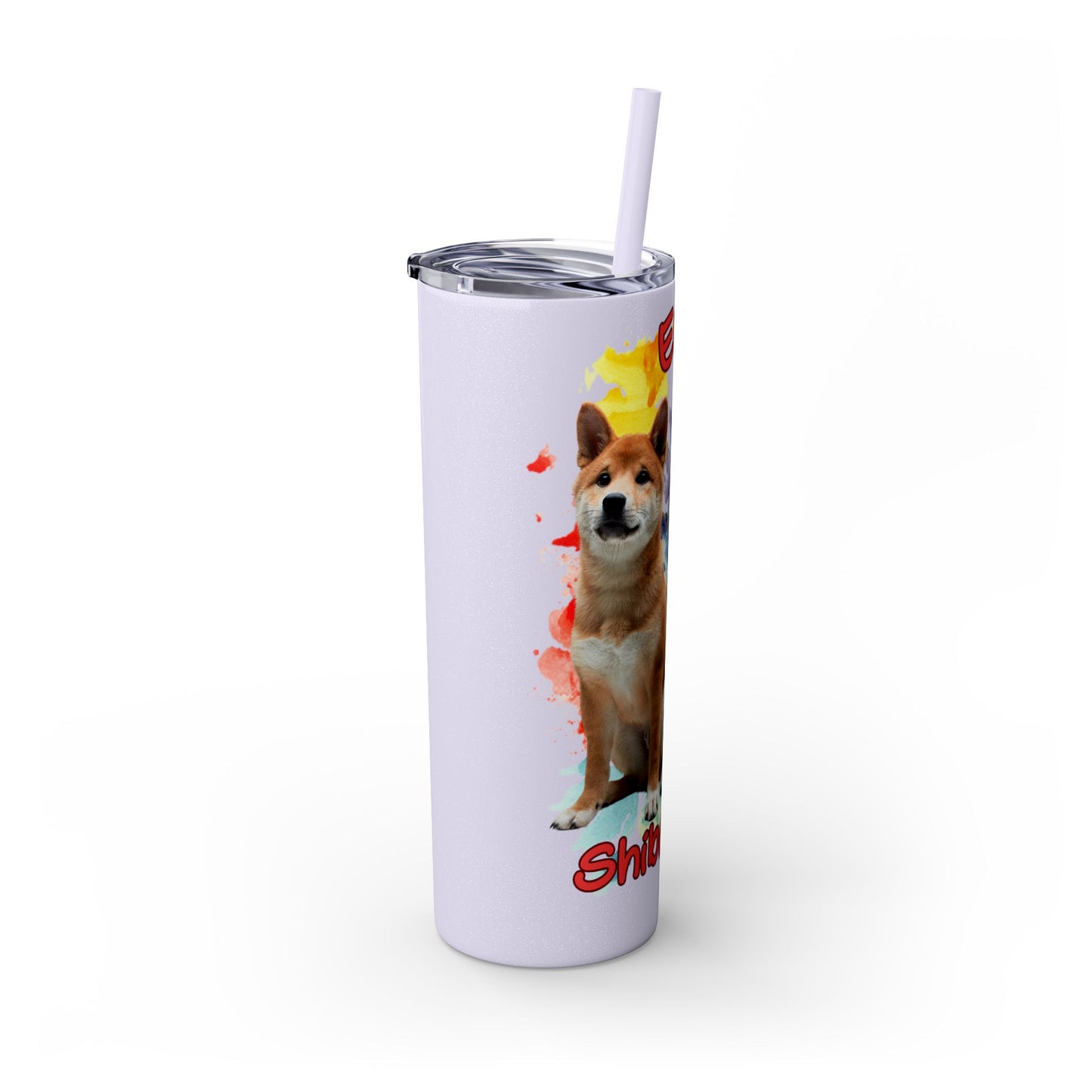 Emotional Support Human for my Shiba Inu Skinny Tumbler