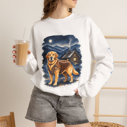 Labrador Retriever Smoky Mountain Christmas Sweatshirt