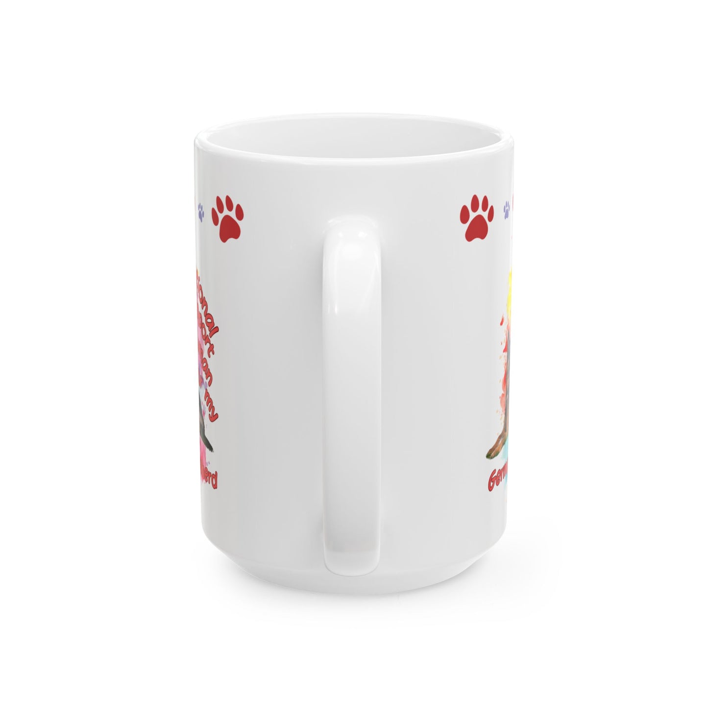 Emotional Support Human for my German Shepherd Coffee Mug