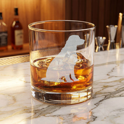 Irish Setter  Engraved Whiskey Glass