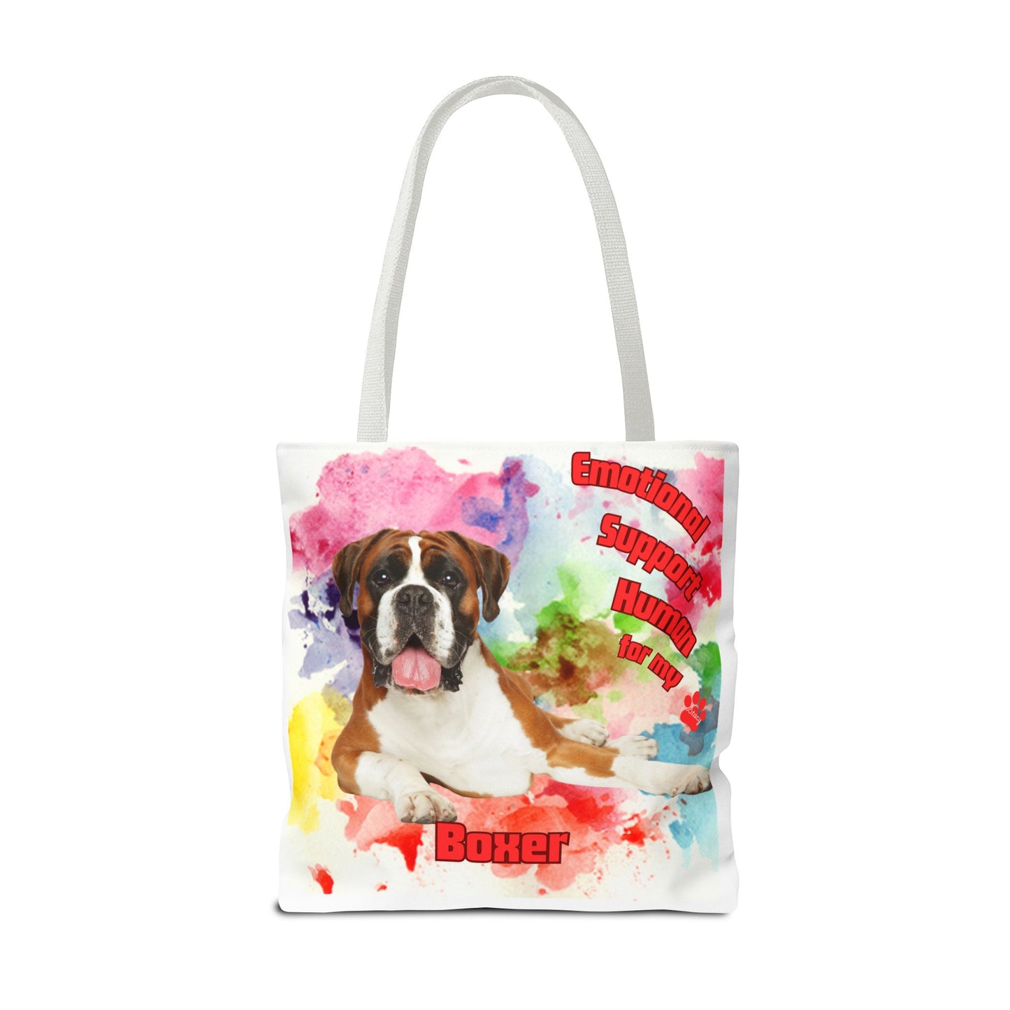 Emotional Support Human for my Boxer tote bag