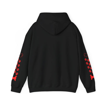 Afghan Hound Emotional Support Human Hooded Sweatshirt