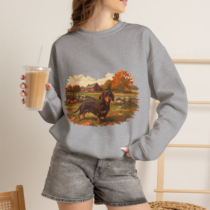 Smooth Hair Dachshund Sweater Weather Sweatshirt
