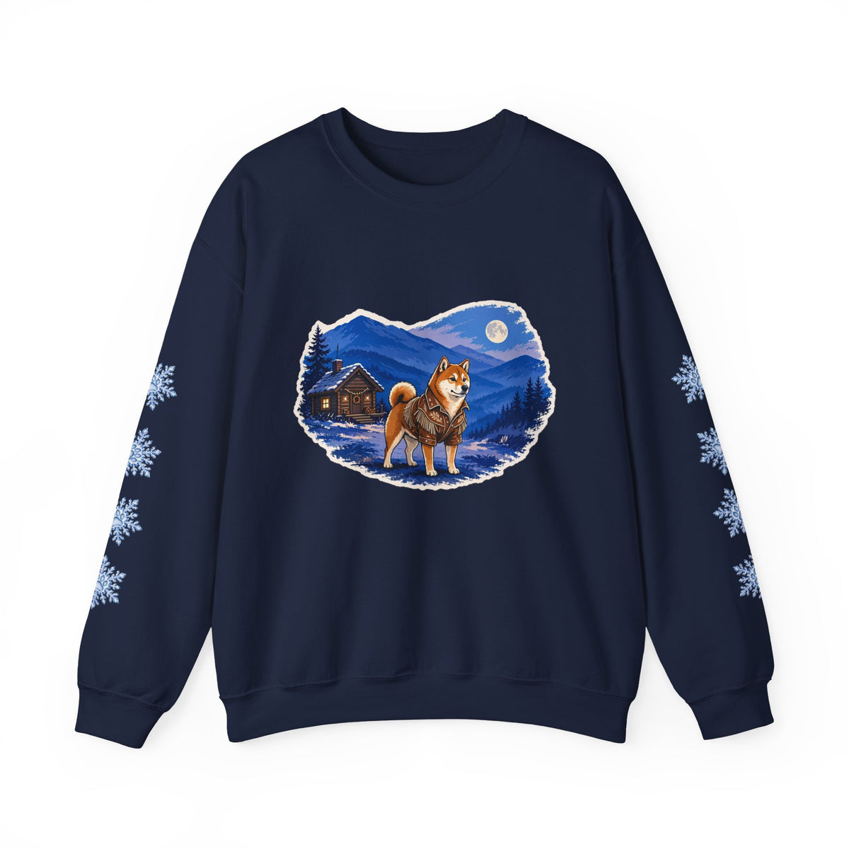 Shiba Inu Smoky Mountain Christmas Sweatshirt