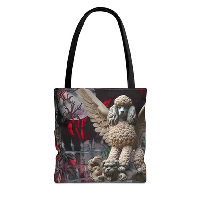 Poodle Angelic Gargoyle Protector Tote Bag