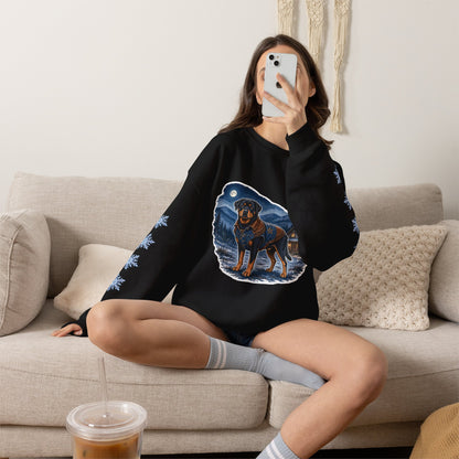 Rottweiler Smoky Mountain Christmas Sweatshirt