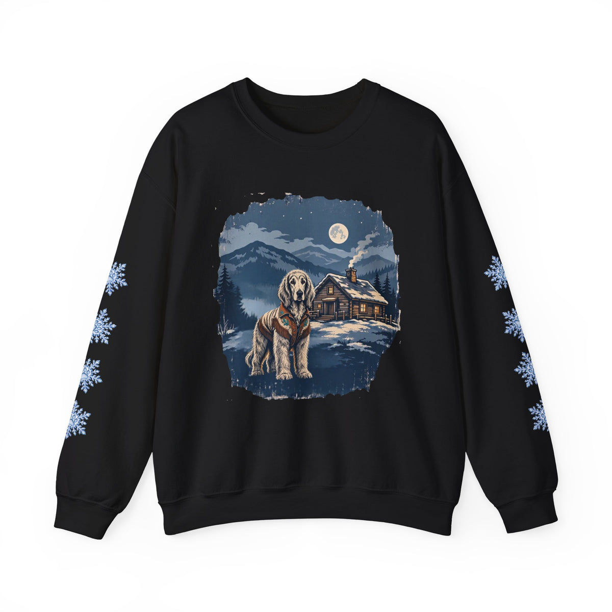 Afghan Hound Smoky Mountain Christmas Sweatshirt