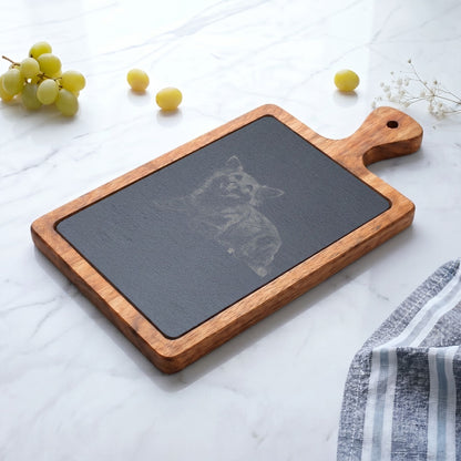 Chihuahua Engraved Charcuterie Board, Dog Lover Cheese Board & Serving Platter
