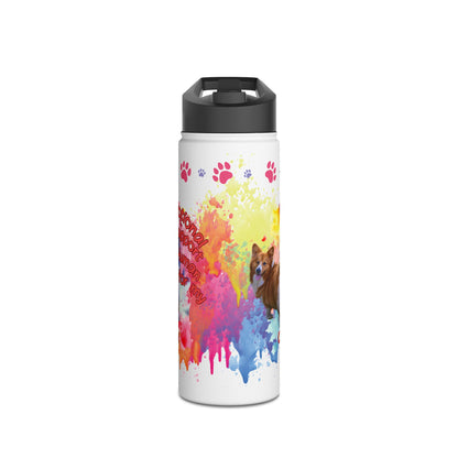 Emotional Support Human for my Corgi Sports Water Bottle
