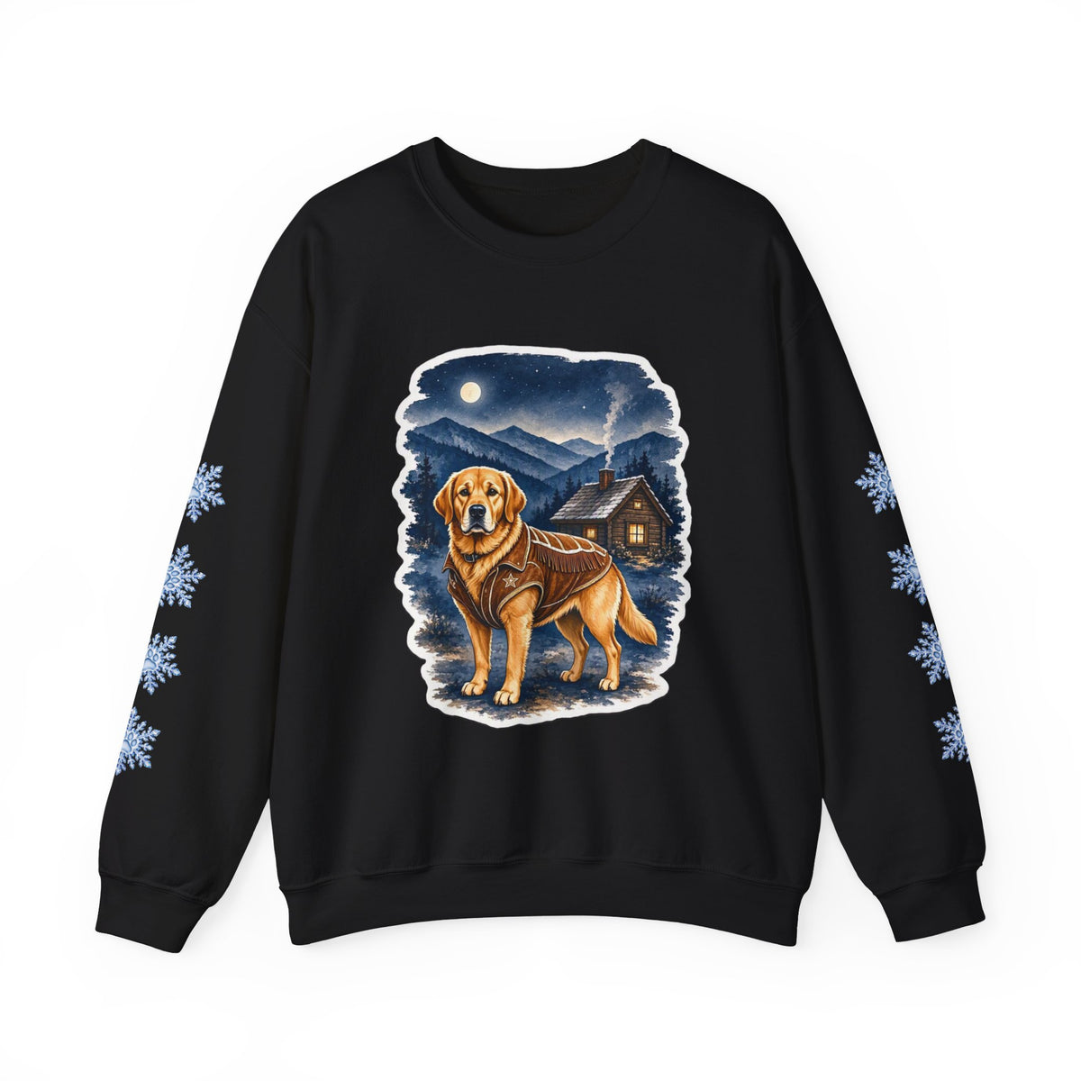Labrador Retriever Smoky Mountain Christmas Sweatshirt