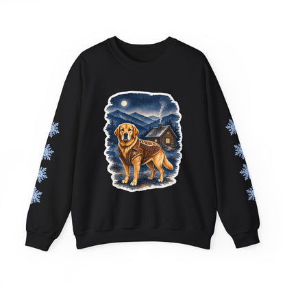 Labrador Retriever Smoky Mountain Christmas Sweatshirt