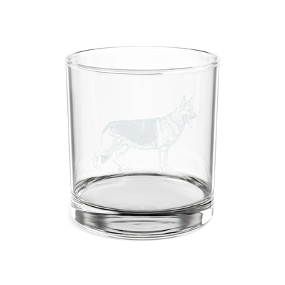 German Shepherd Engraved Whiskey Glass