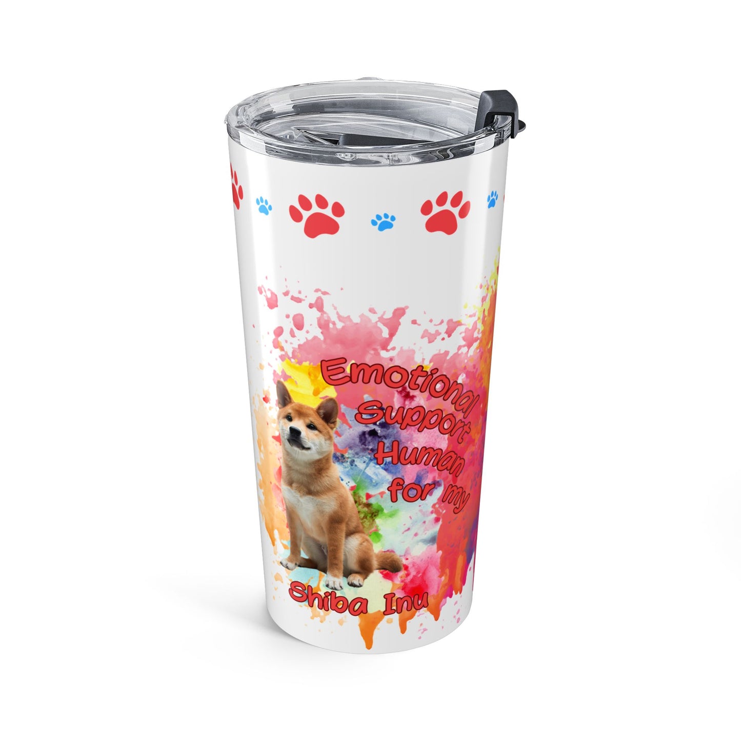 Emotional Support Human for my Shiba Inu Coffee Tumbler