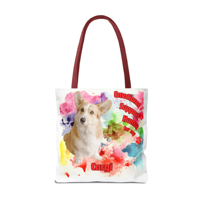 Emotional Support Human for my Corgi Tote bag