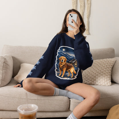 Labrador Retriever Smoky Mountain Christmas Sweatshirt