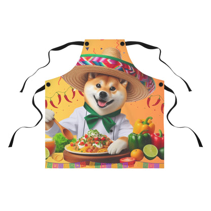 Fiesta Shiba Inu Chef Apron