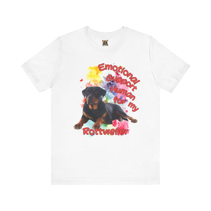 Emotional Support Human Rottweiler Tee