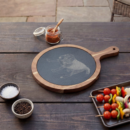 Beagle Engraved Charcuterie Board, Dog Lover Cheese Board & Serving Platter