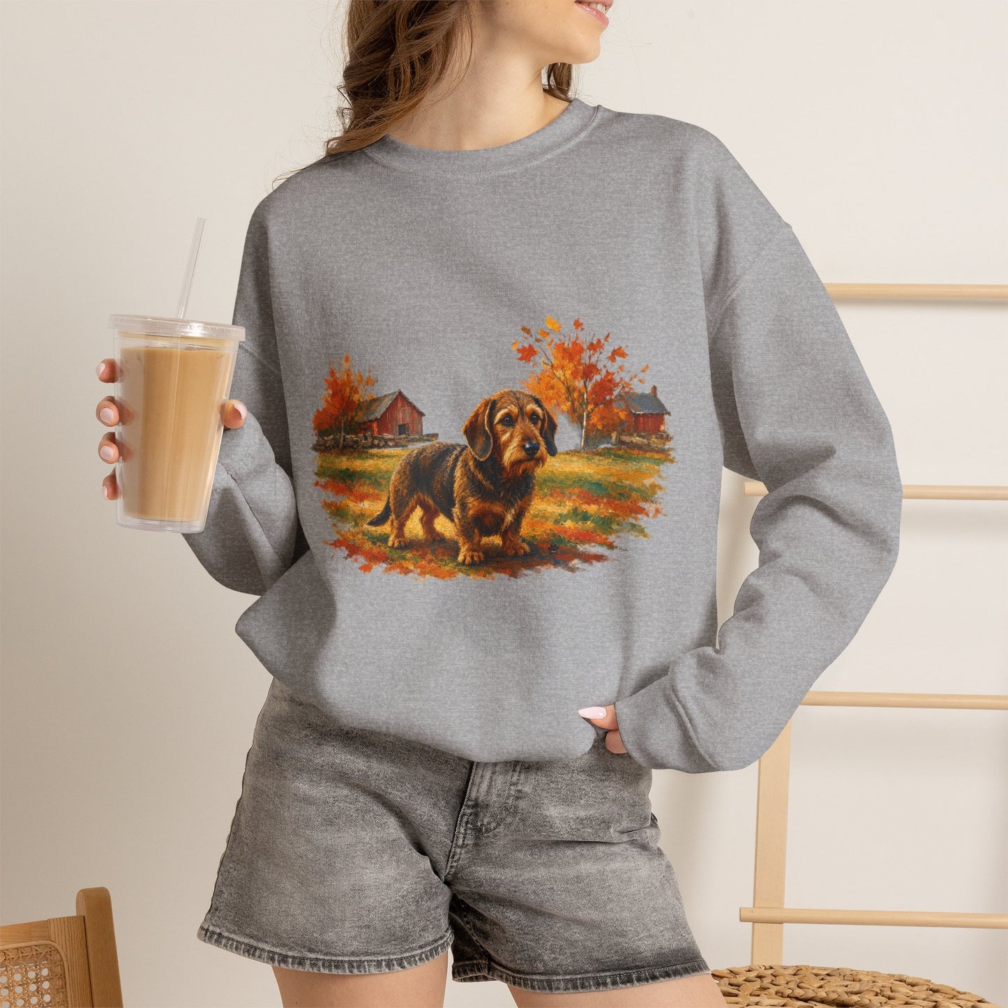 Wire Hair Dachshund Sweater Weather Sweatshirt