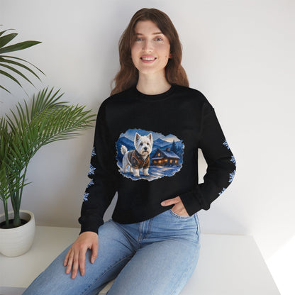 West Highland Terrier Smoky Mountain Christmas Sweatshirt