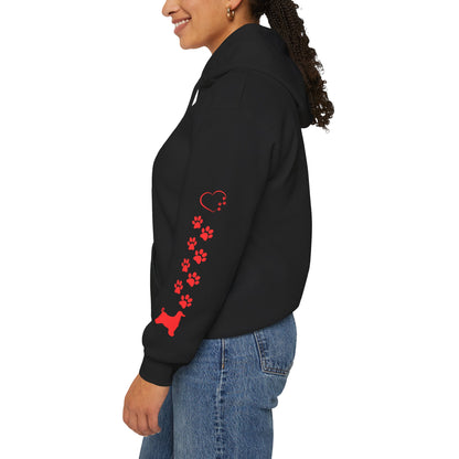 Afghan Hound Emotional Support Human Hooded Sweatshirt
