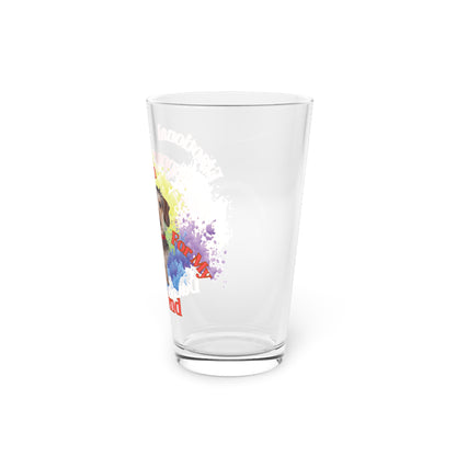 Emotional Support Human for my Dachshund Wire Hair pint glass