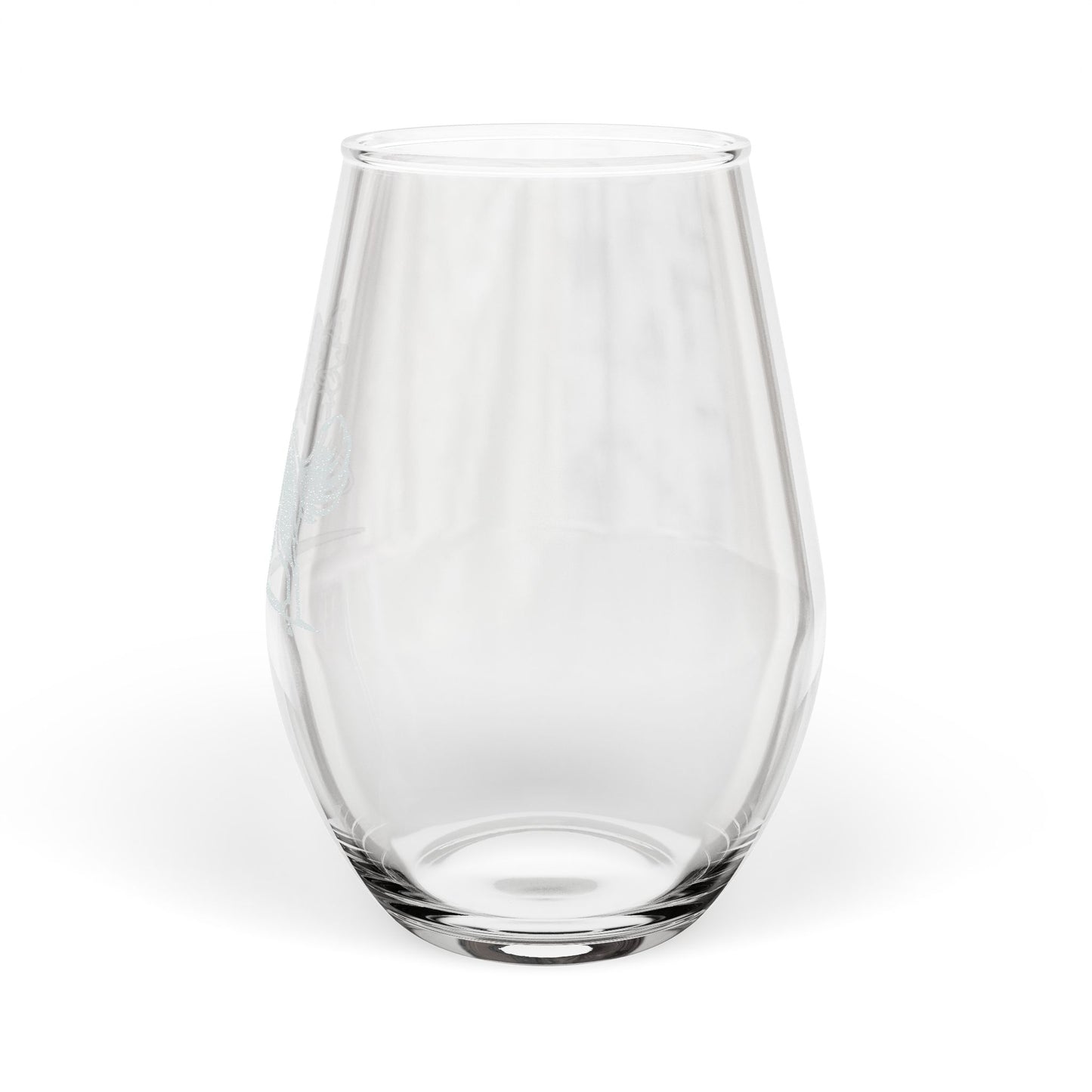 Border Collie Sketch and Serve Engraved Stemless Wineglass