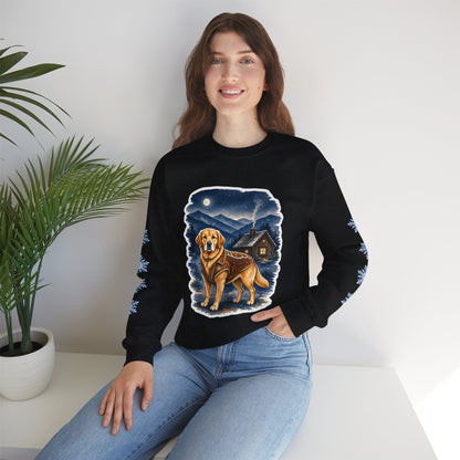 Labrador Retriever Smoky Mountain Christmas Sweatshirt