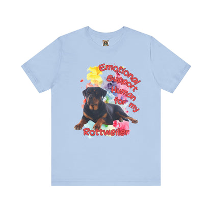 Emotional Support Human Rottweiler Tee