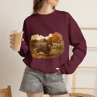 Smooth Hair Dachshund Sweater Weather Sweatshirt