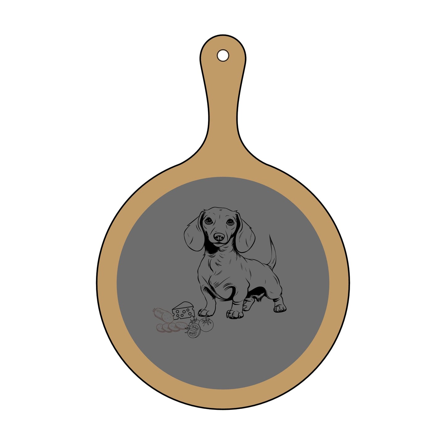 Personalized Charcuterie Board with Engraved Dog Design, Custom Cheese Board, Pet Lover Gift, Kitchen Decor, Entertaining Essentials