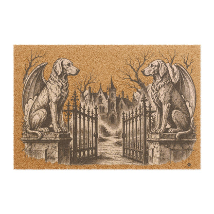 Irish Setter Gargoyle Angel Gothic Protector Welcome Mat